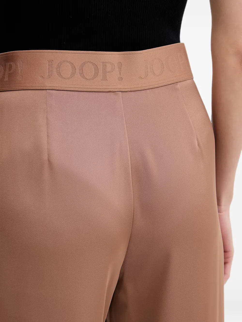 Joop! Philine broek met rits Bruin