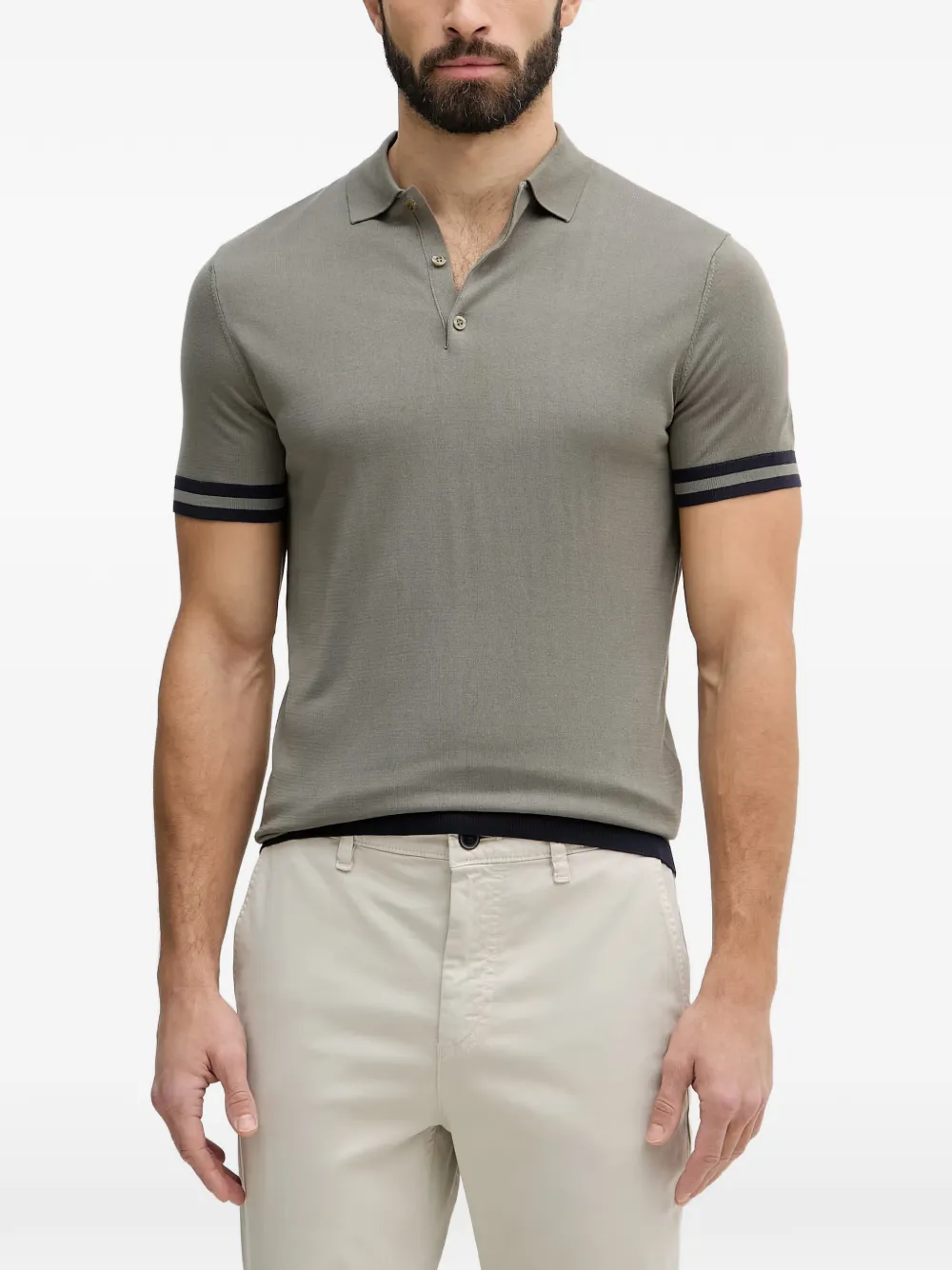 GUESS USA short-sleeve polo shirt - Verde