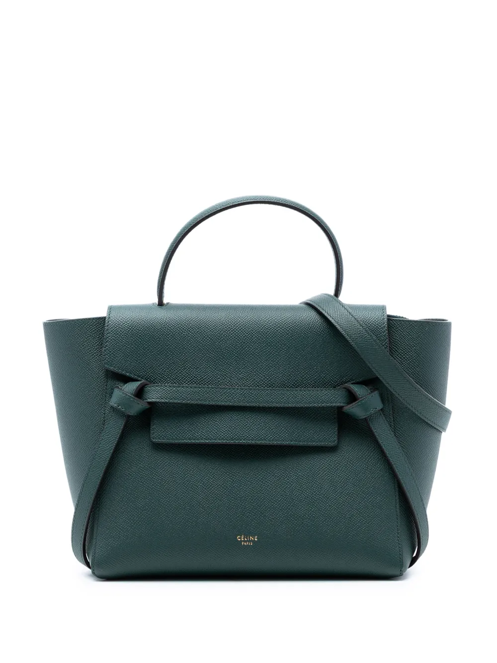 Celine Pre-Owned 2018 Micro Grained Calfskin Belt Bag satchel - Verde