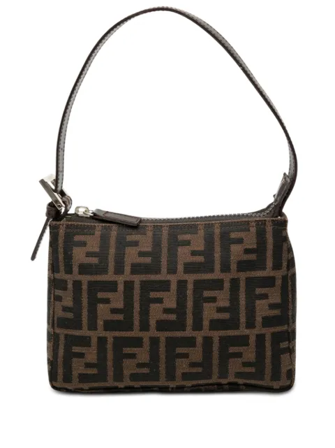 Fendi Pre-Owned mini sac porté épaule Pochette en toile à motif Zucca (2000-2010)