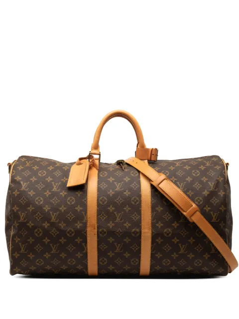 Louis Vuitton Pre-Owned bolsa de viaje Monogram Keepall Bandouliere 55 1995