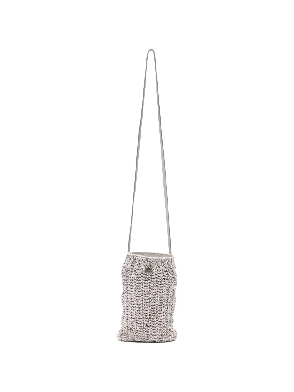 PANICALE sequin-embellished cross body bag - Grigio