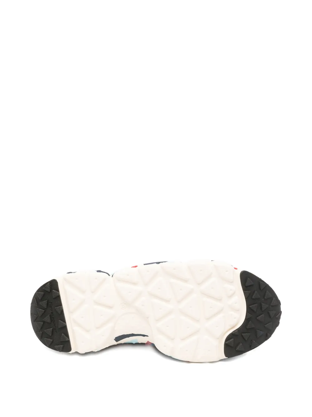 FLOWER MOUNTAIN KIDS panelled mesh sneakers Blauw