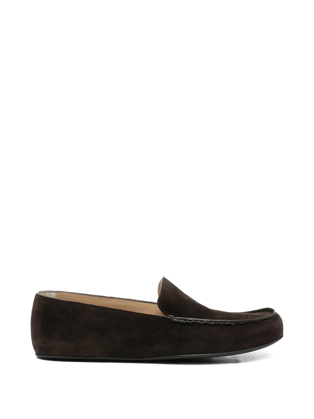 The Row Mocassini con cuciture decorative - Marrone
