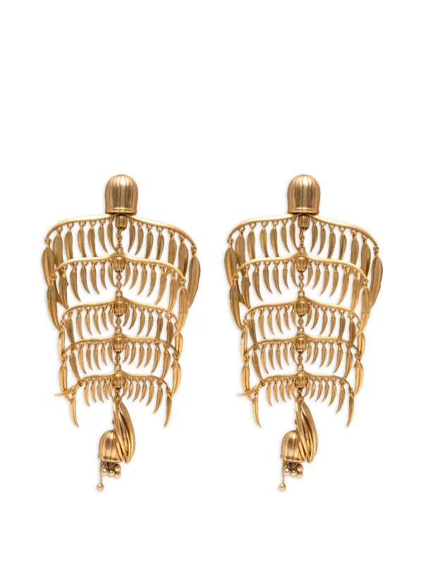 Zimmermann Mira Chandelier Earrings in Gold
