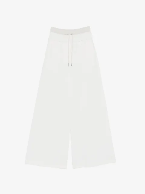 PANICALE pantalones anchos con cordones en la pretina