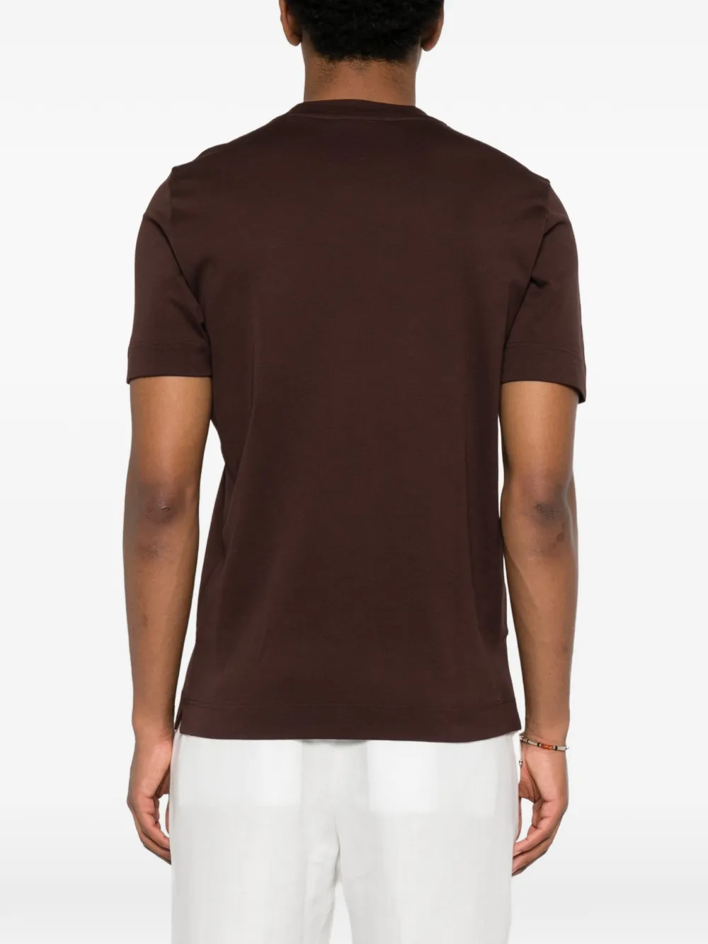 SAPIO T-shirt met ronde hals Bruin