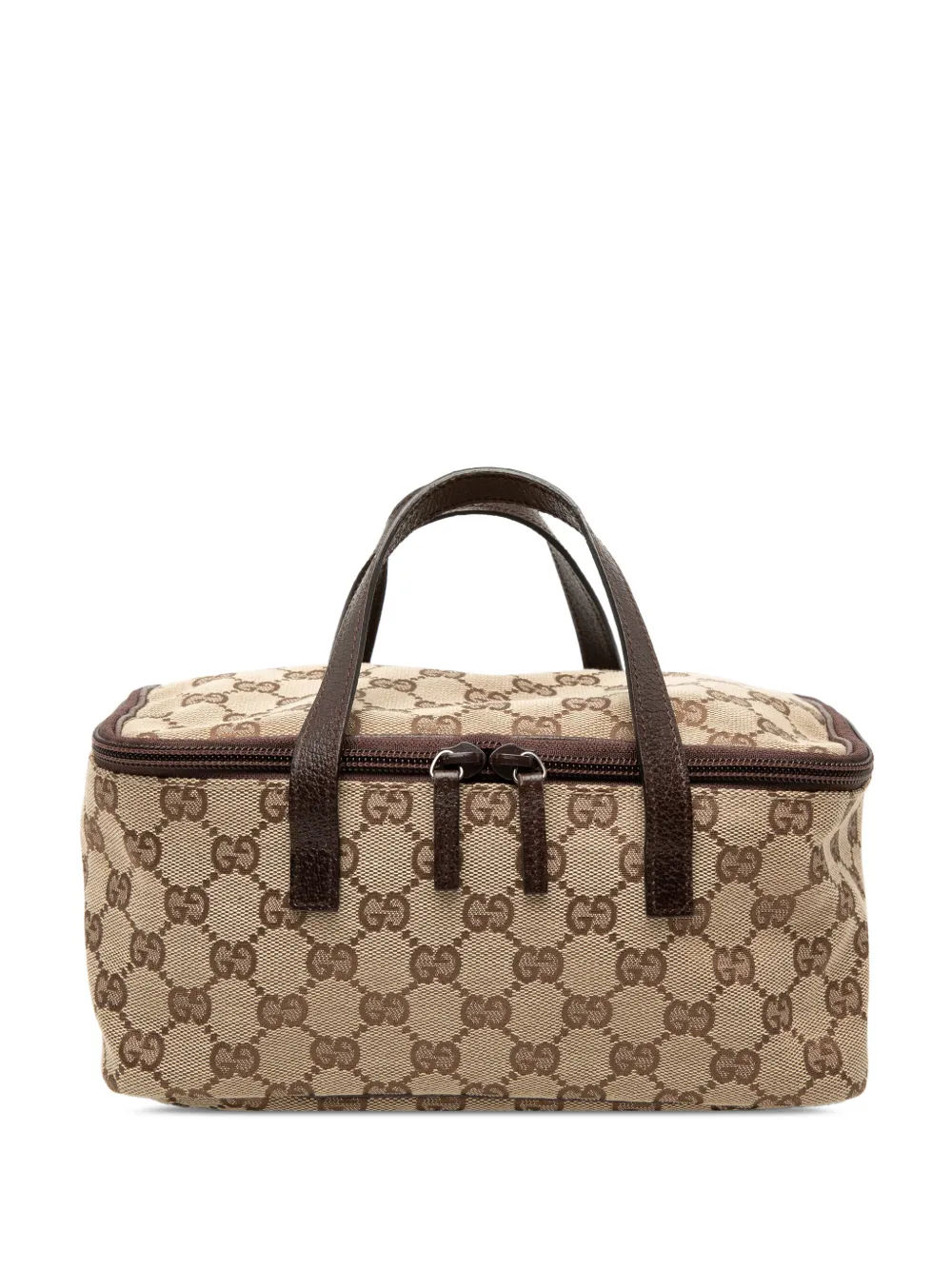 Gucci Pre-Owned 2000-2015 GG Canvas vanity bag - Toni neutri