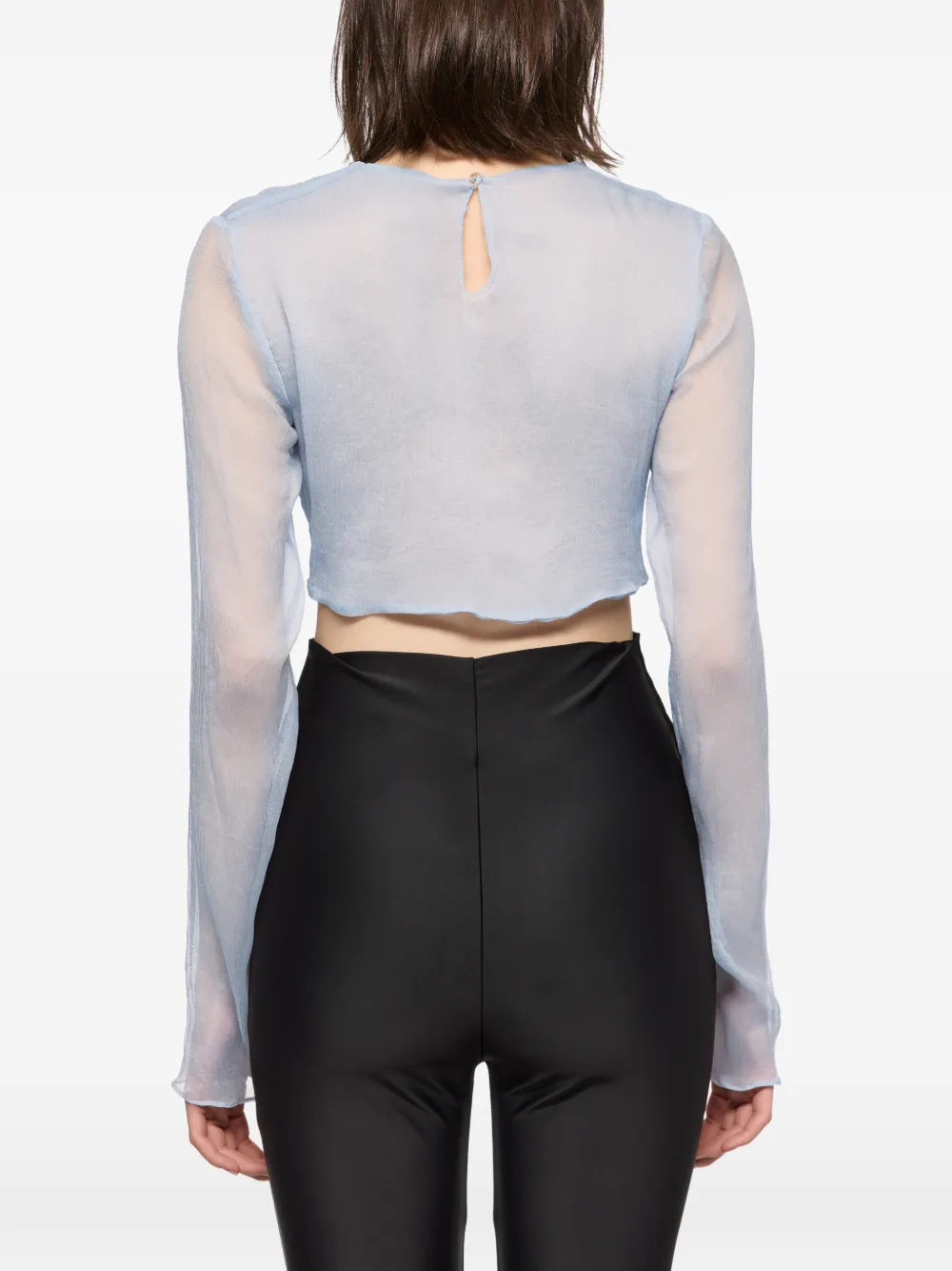 Atu Body Couture Top met geknoopt detail Blauw