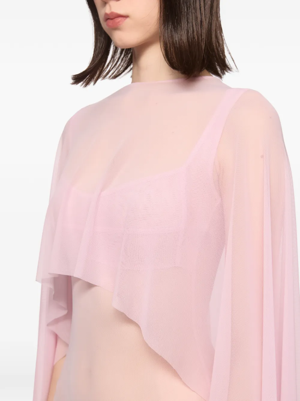 Atu Body Couture Mesh body en cape Roze