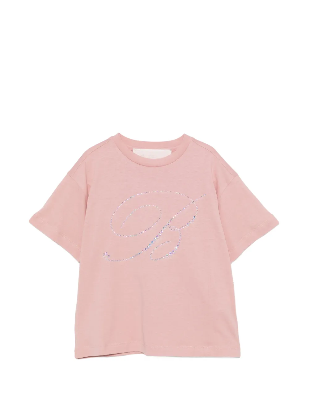 Miss Blumarine crew-neck T-shirt - Rosa