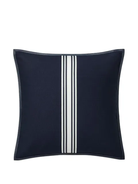 Ralph Lauren Home striped leather-trim cushion