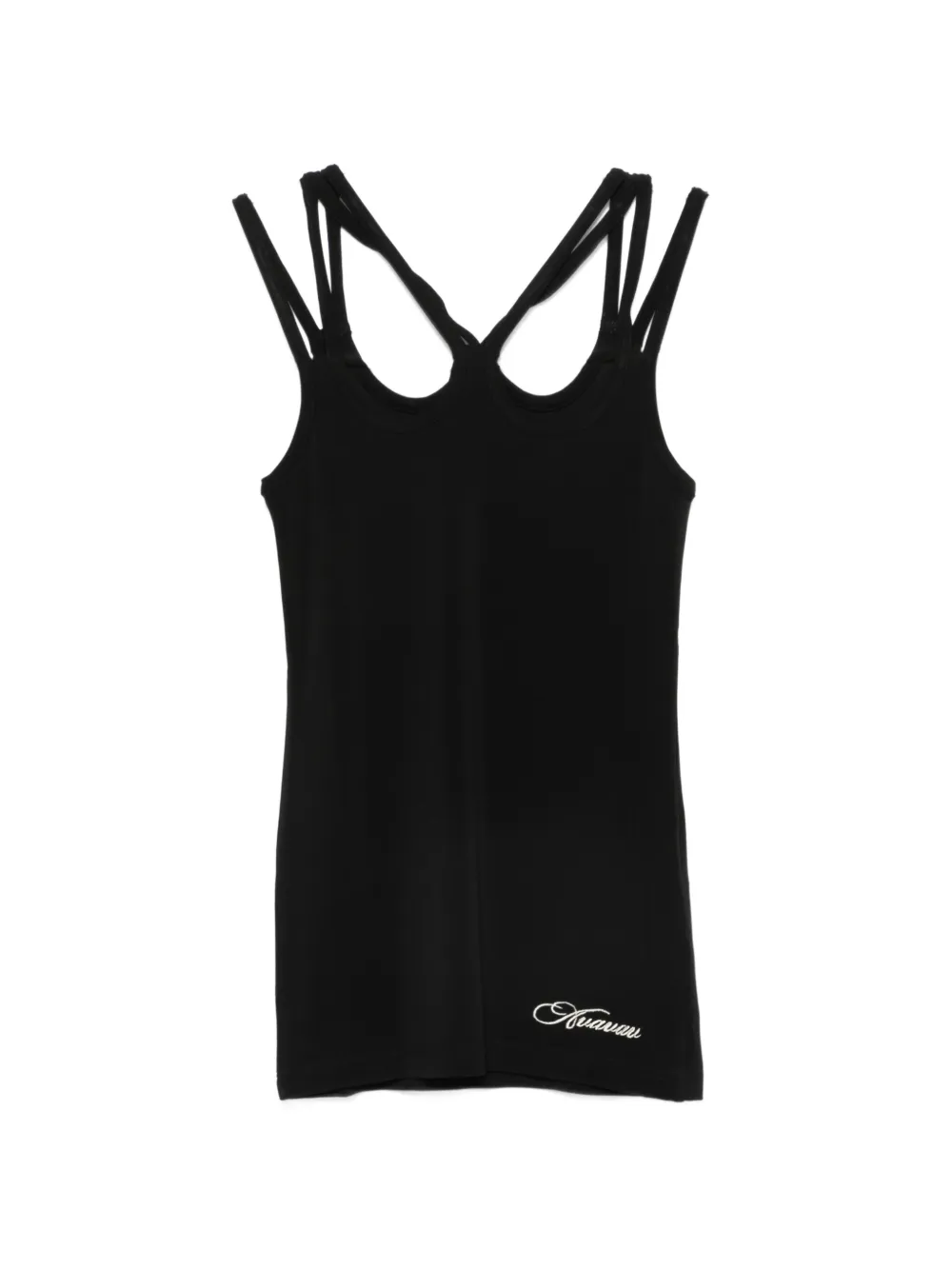 AVAVAV Tova multi-strap logo-embroidered tank top - Nero