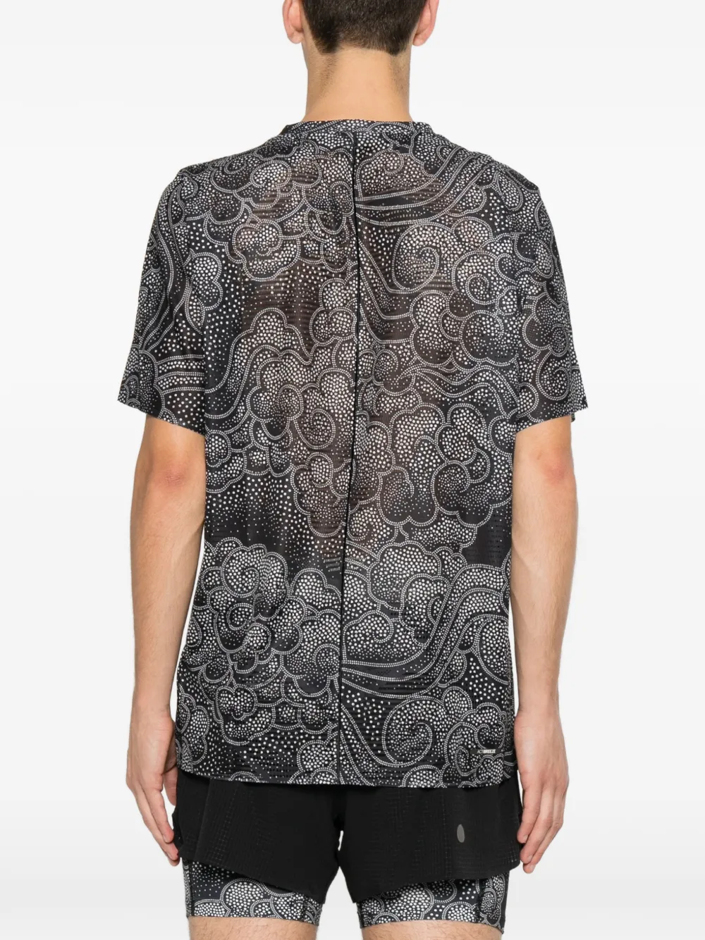 ASICS T-shirt met grafische print Zwart