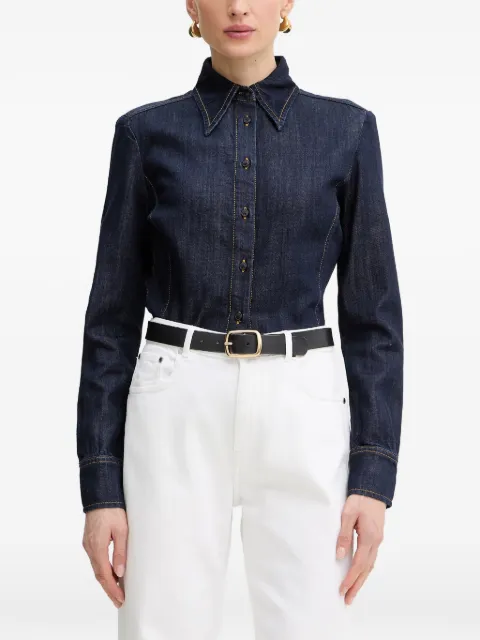 Trussardi contrast-stitch shirt