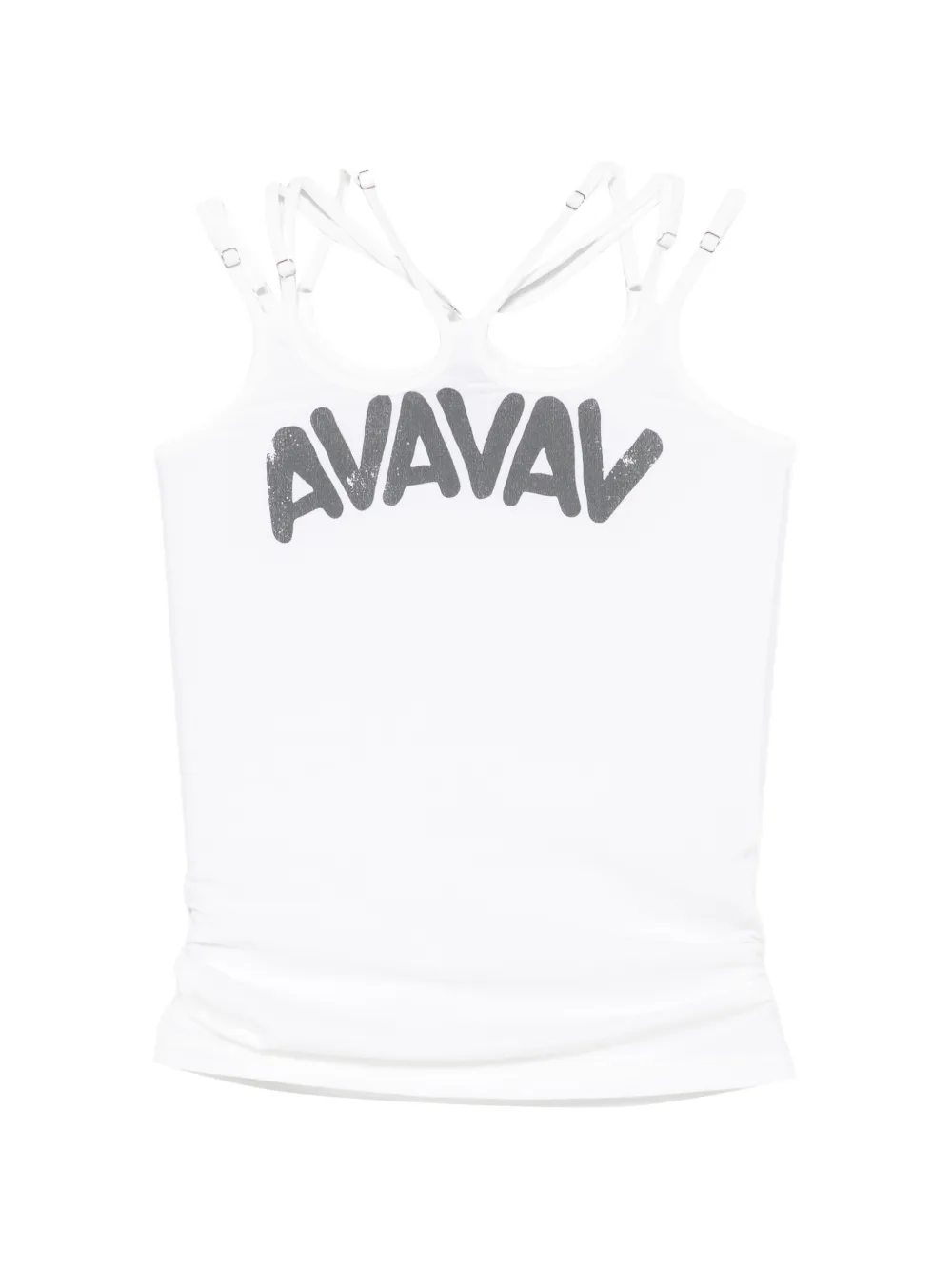 AVAVAV Tova logo-print multi-strap top - Bianco
