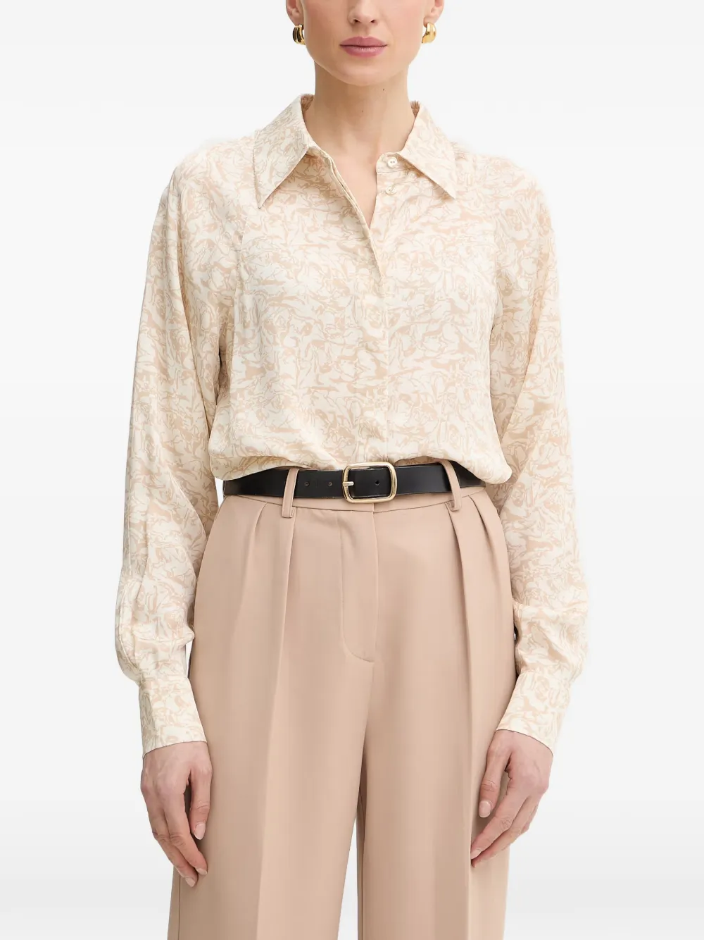 Trussardi long-sleeve shirt - Toni neutri