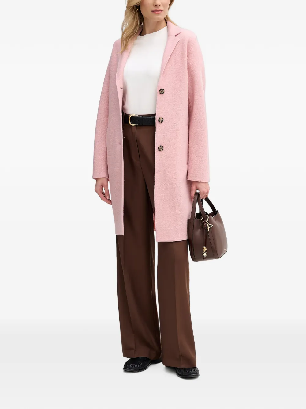 OUI Mayson single-breasted notched-lapels coat