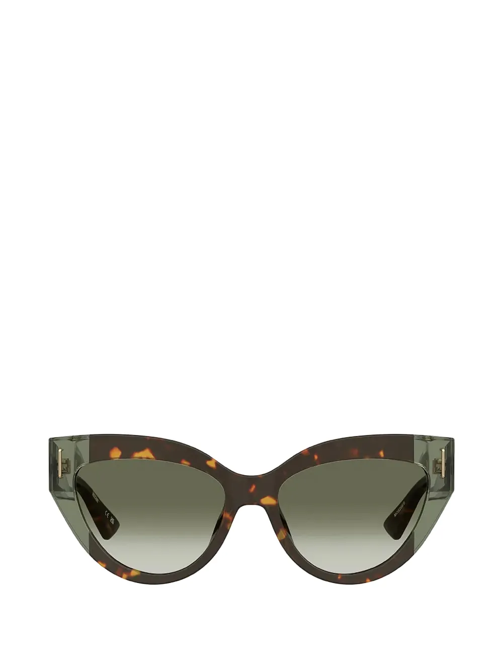 Moschino Eyewear lunettes de soleil à monture papillon - Marron Moschino Eyewear lunettes de soleil à monture papillon - Marron