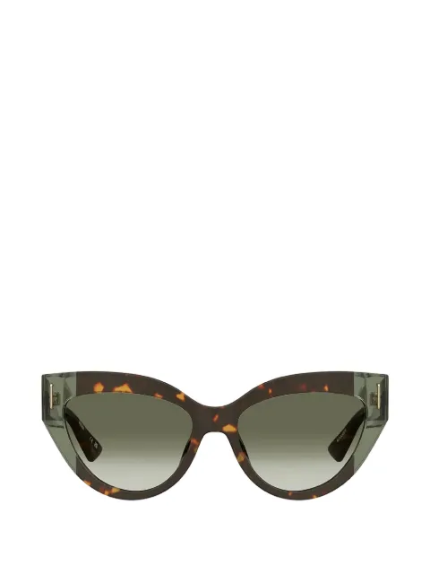Moschino Eyewear tortoiseshell-effect cat-eye frame sunglasses