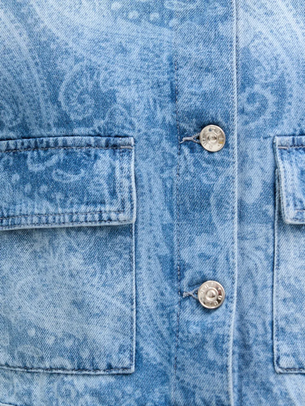 OUI Jack met paisley-print Blauw