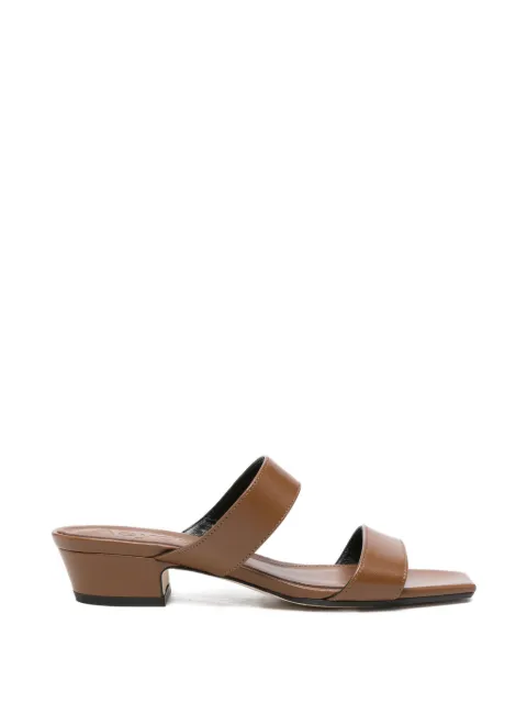 Aeyde square-toe leather sandals