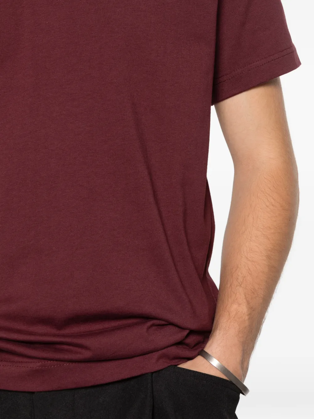 Comme Des Garçons Shirt T-shirt met ronde hals Rood