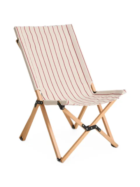 HAY striped-pattern folding chair