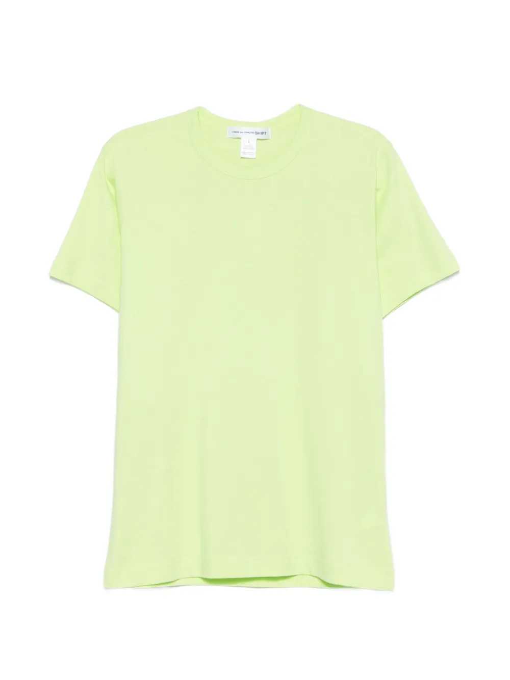 Comme Des Garçons Shirt logo-print crew-neck T-shirt - Verde