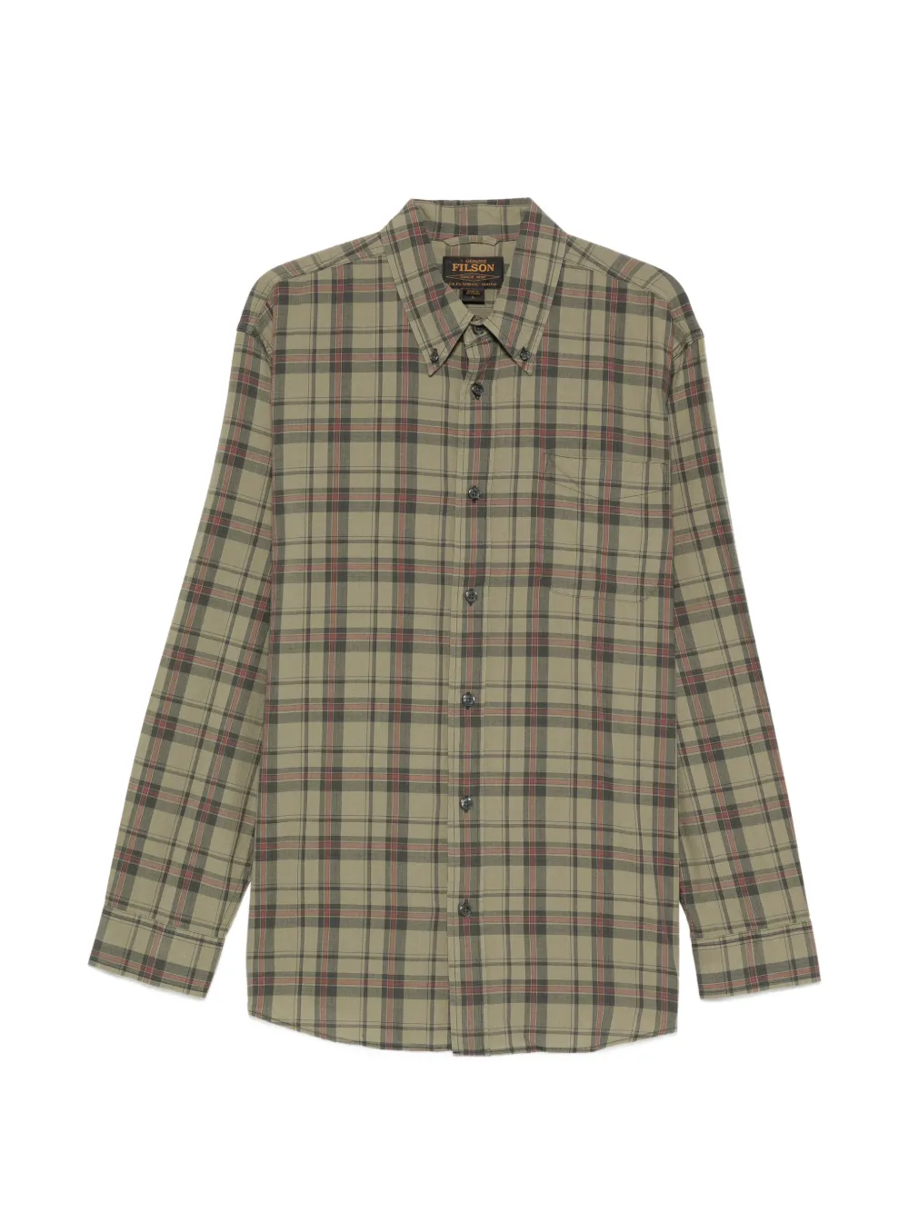 Filson plaid buttoned shirt - Verde
