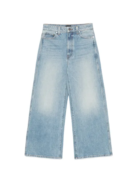 KHAITE faded wide-leg jeans