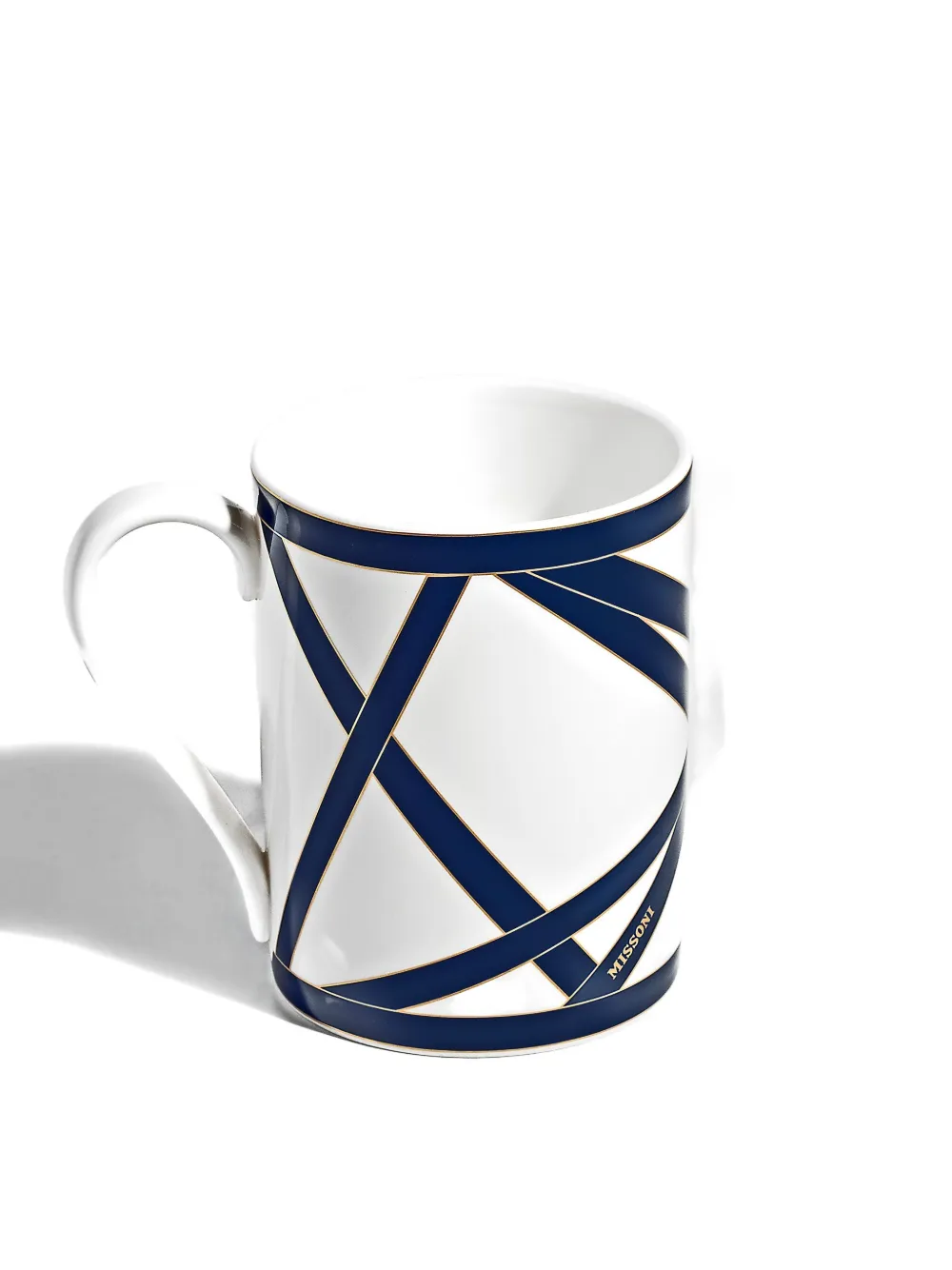 Missoni Home Nastri geometric-print mug - Bianco