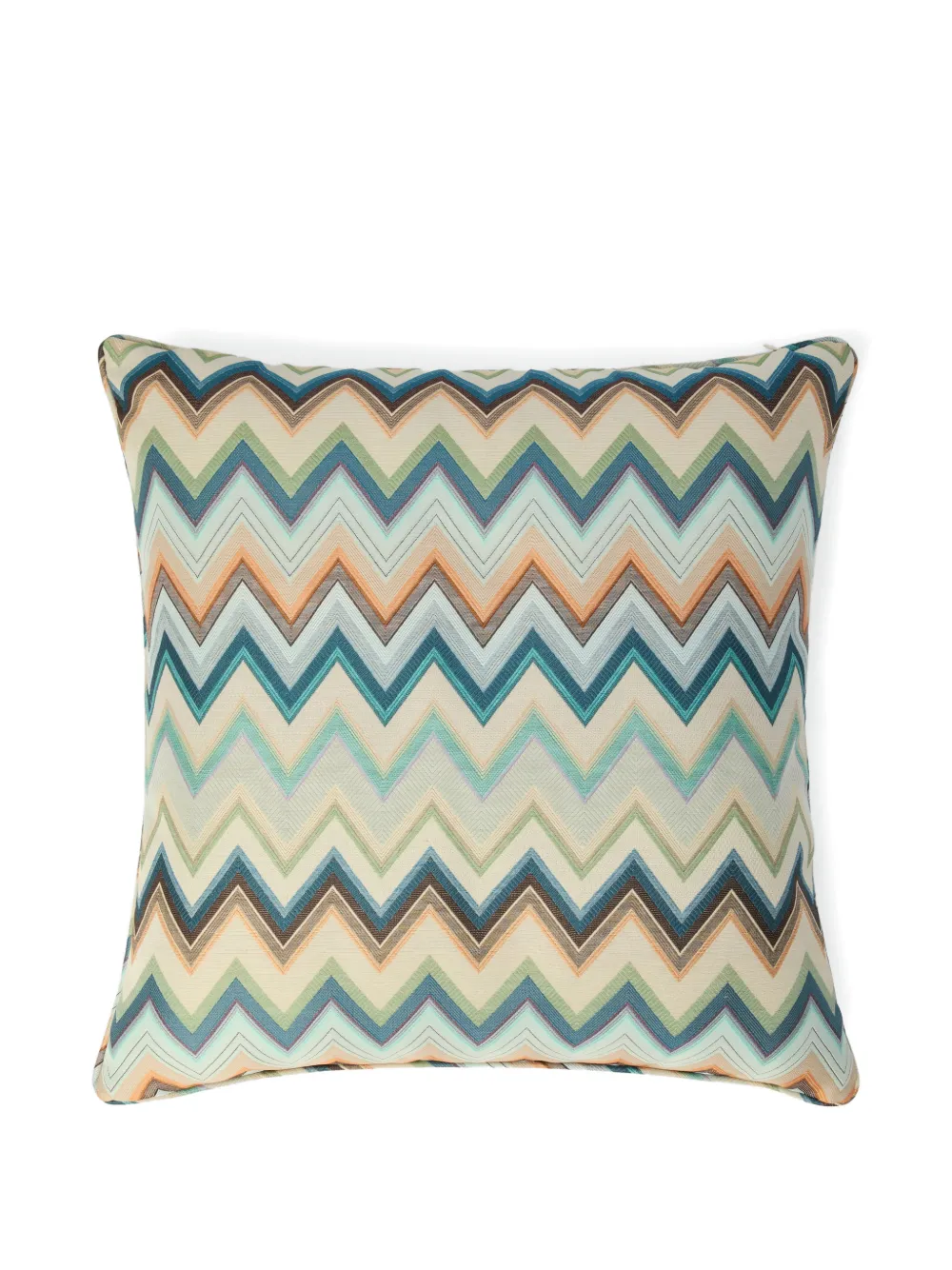 Missoni Home Agadir zigzag-knit cushion - Toni neutri