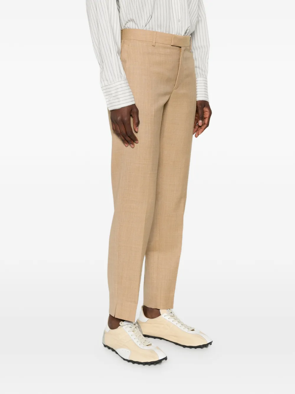 MM6 Maison Margiela Pantalon met split Beige