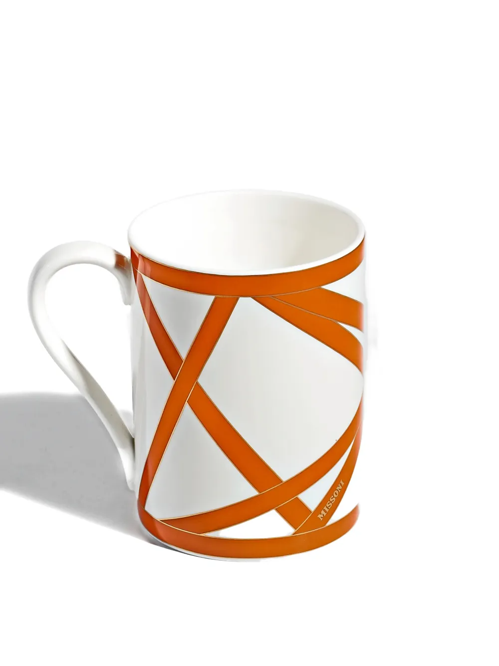 Missoni Home Nastri geometric-print mug - Bianco