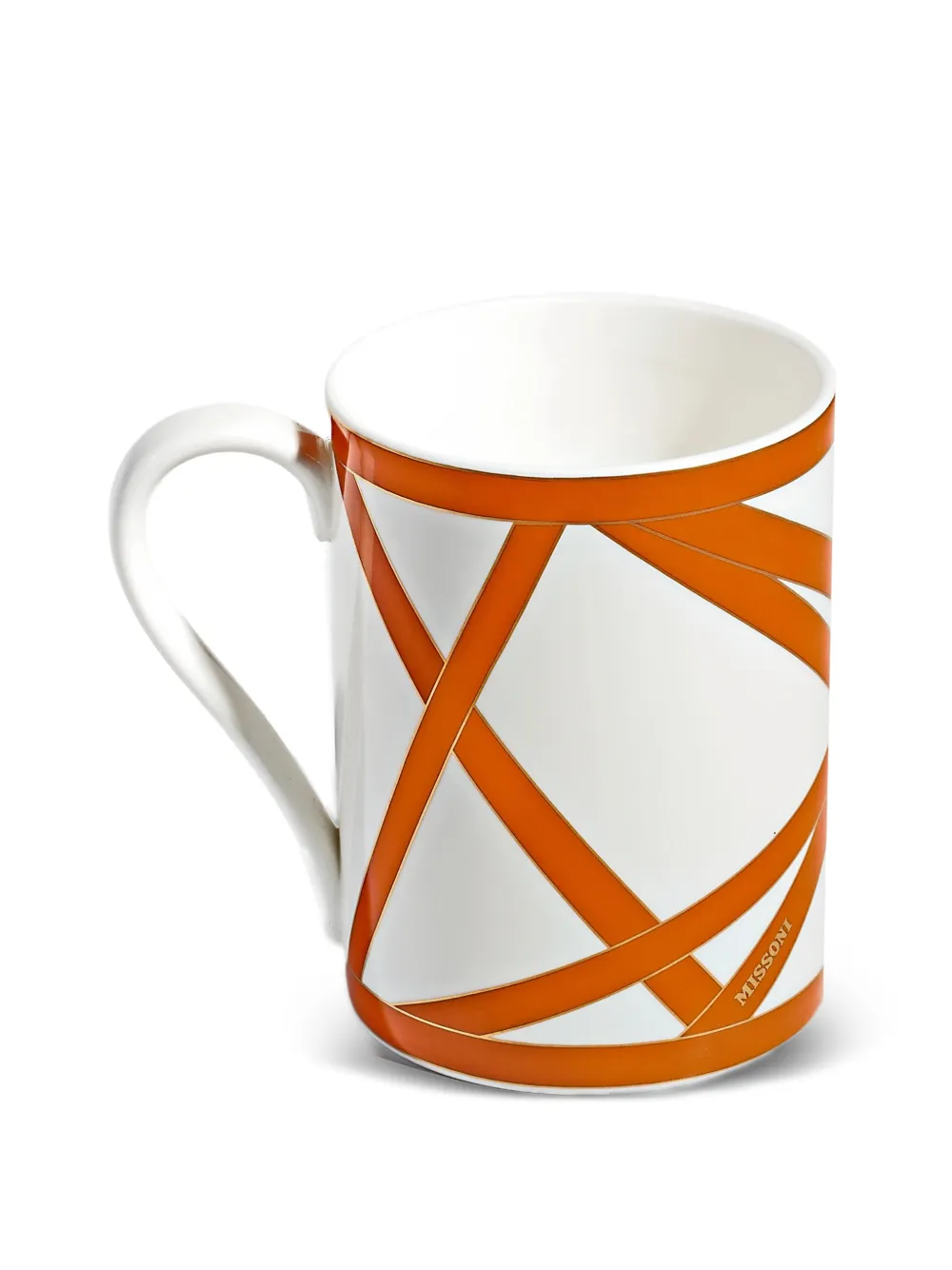 Missoni Home Nastri geometric-print mug - Bianco