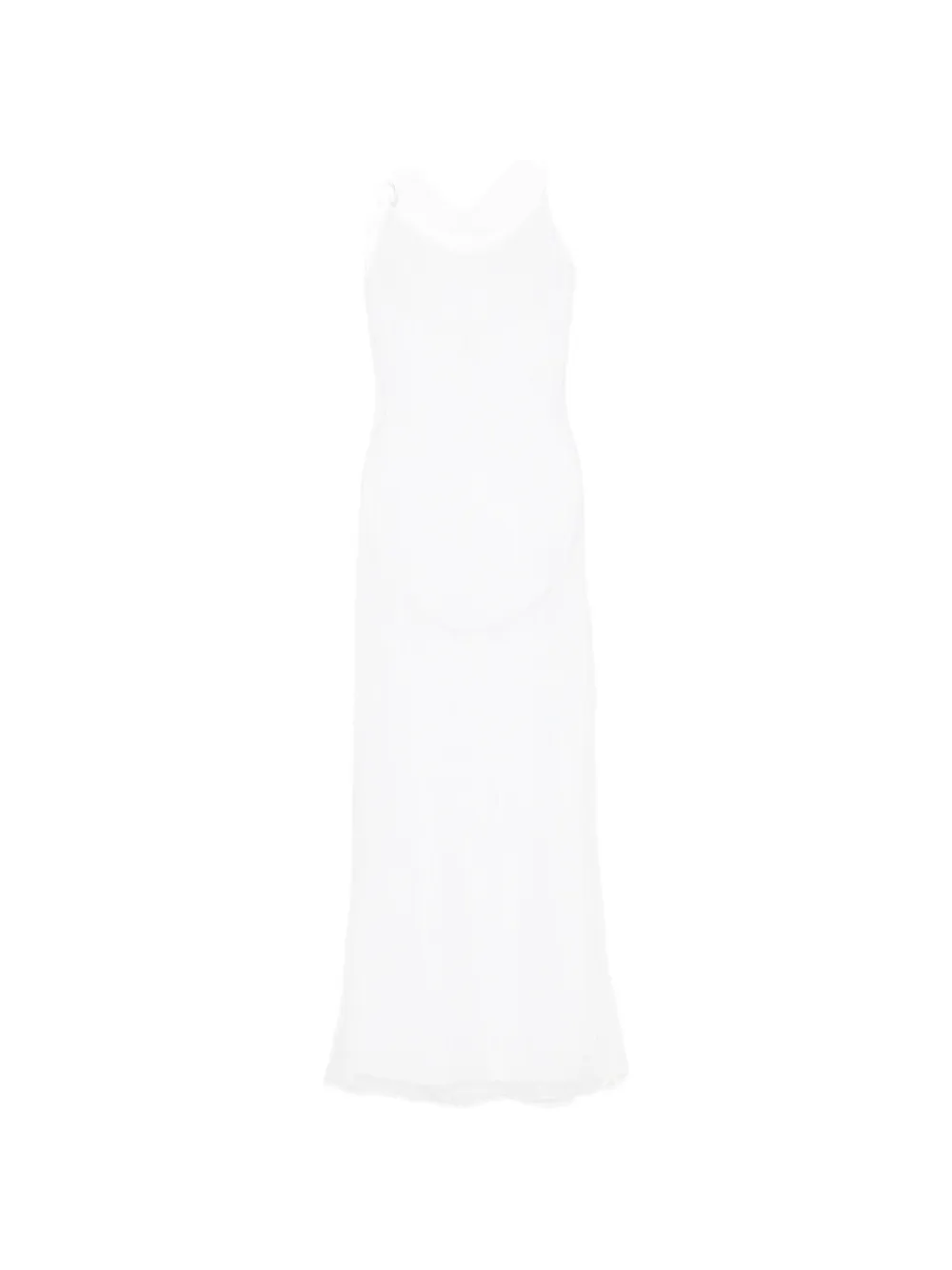 Oséree crystal-embellished spaghetti-strap maxi dress - Bianco
