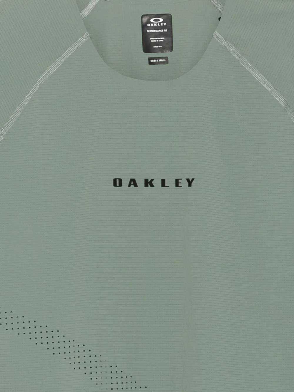 Oakley T-shirt met logoprint Groen