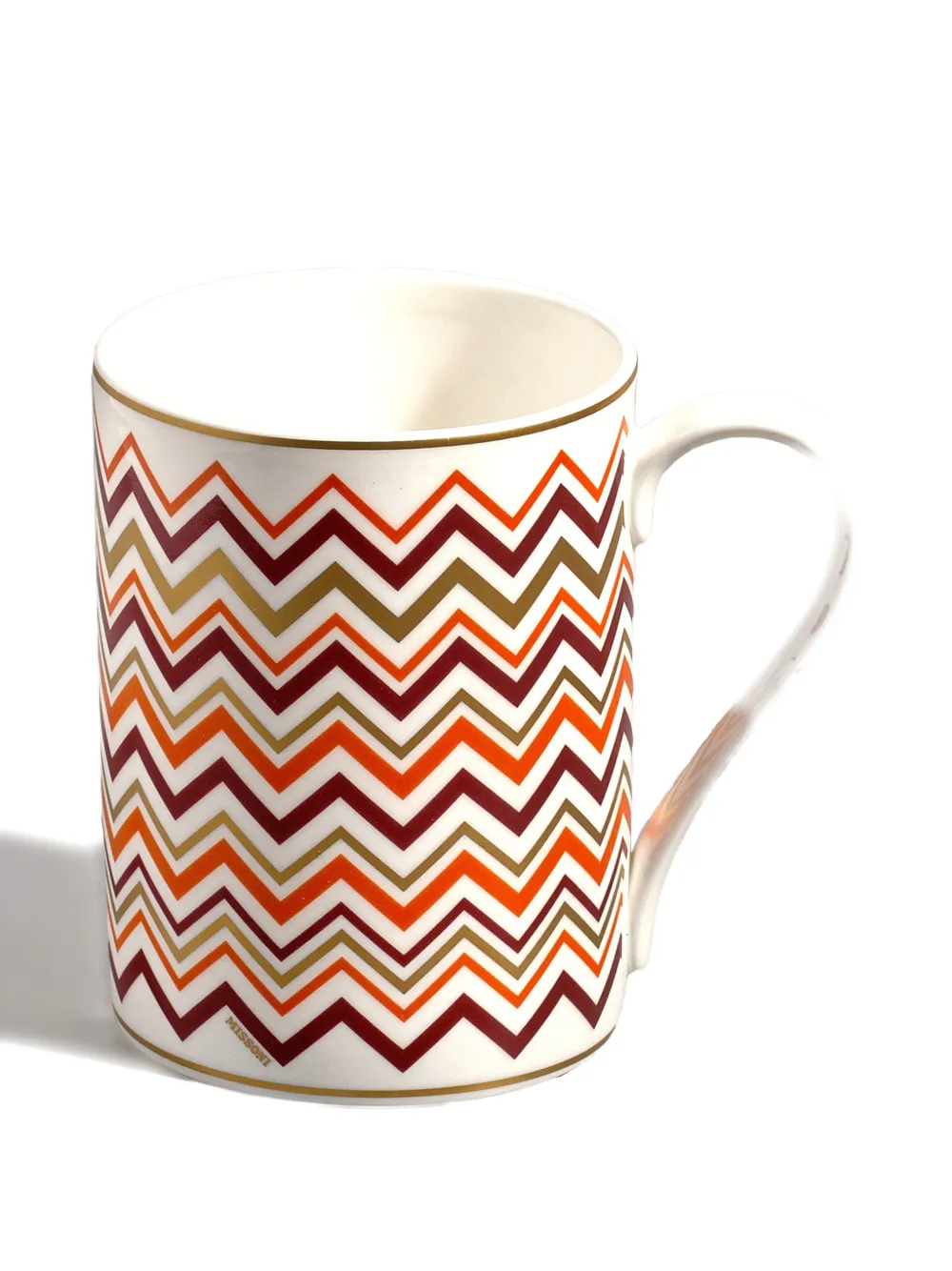 Missoni Home zigzag-print mug - Bianco