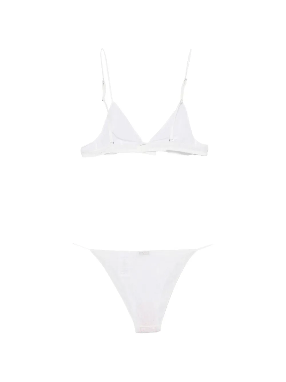Oséree Bralette en slip met kant Wit