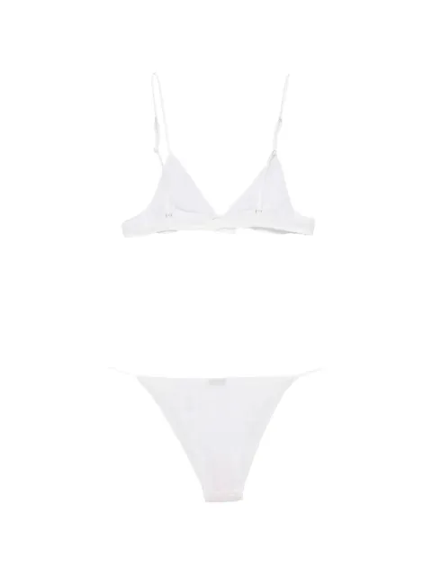 Oséree lace-trim lingerie set (set of two)