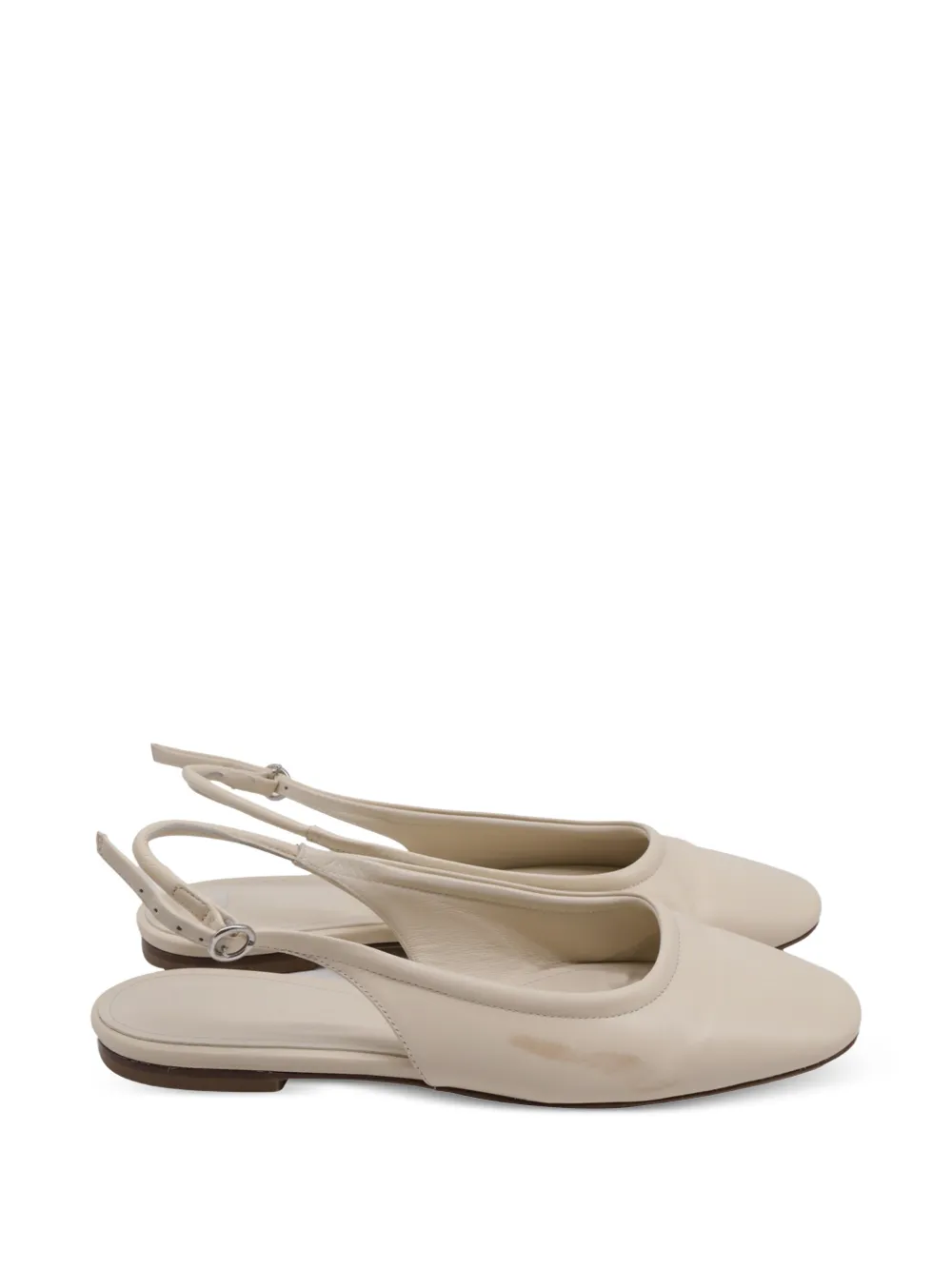 Aeyde Dani slingback ballet flats - Toni neutri