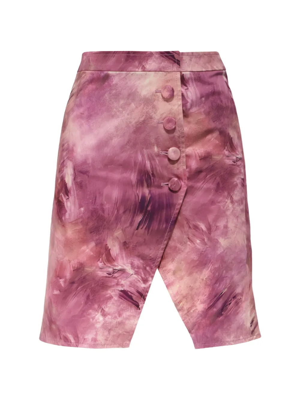 Moschino Pre-Owned couture-wrap midi skirt - Violett