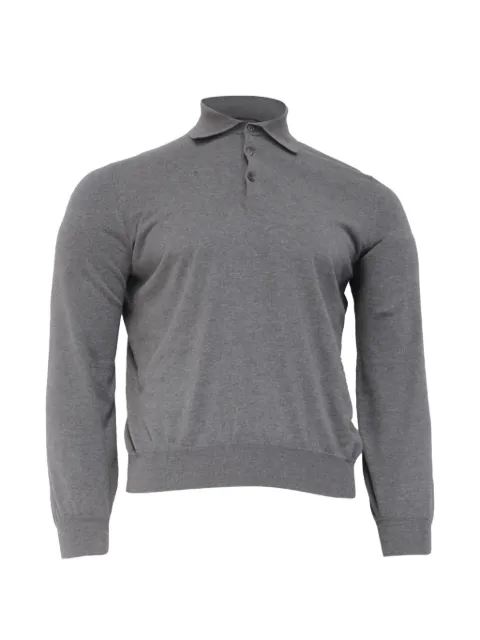Brunello Cucinelli Vintage long-sleeve polo shirt