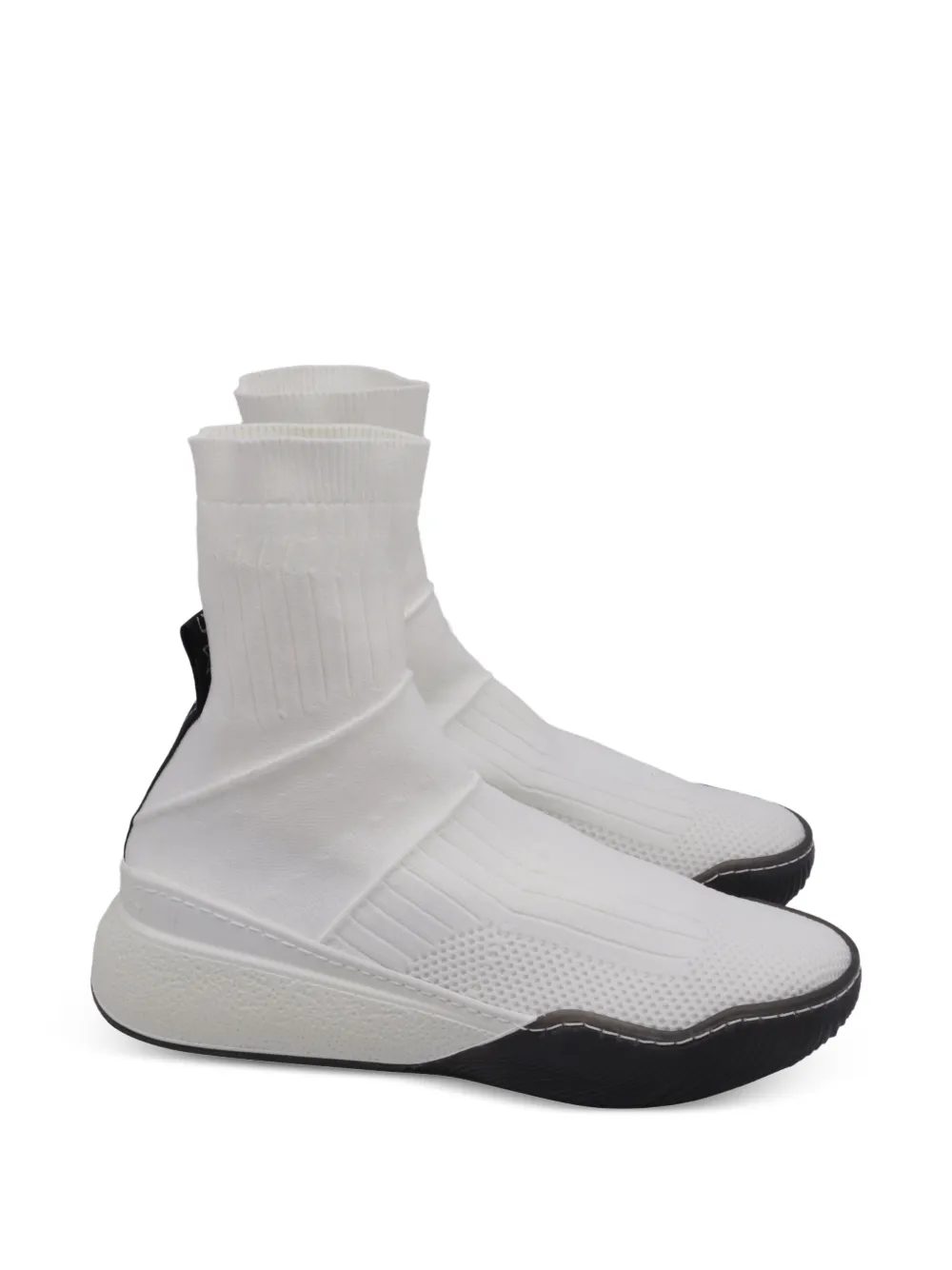 Stella McCartney Pre-Owned Loop sock sneakers - Bianco