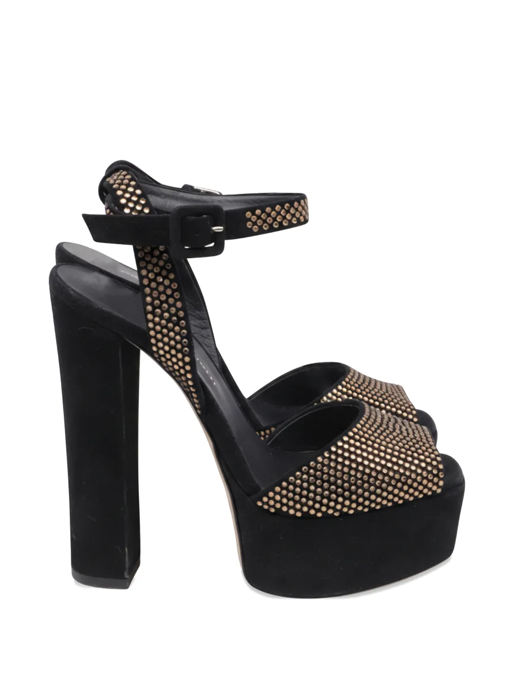 Giuseppe Zanotti Vintage 15mm Betty studded platform sandals - Schwarz