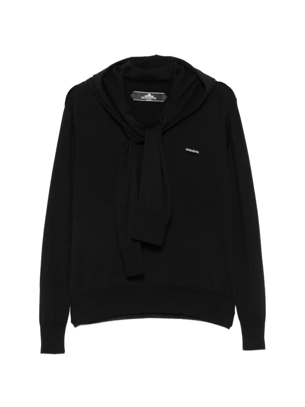 HODAKOVA double-sleeve hoodie - Schwarz