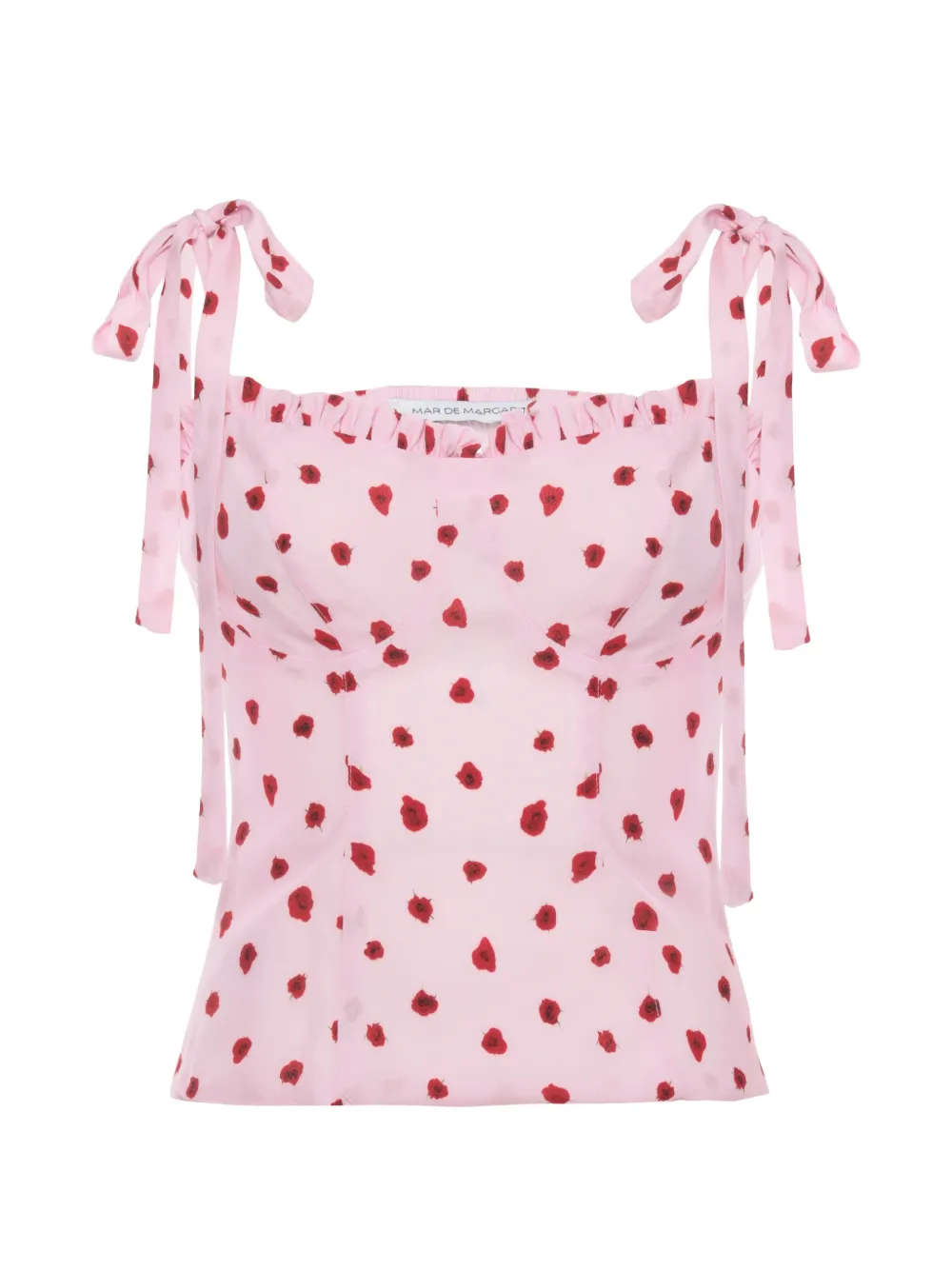 MAR DE MARGARITAS printed top - Rosa