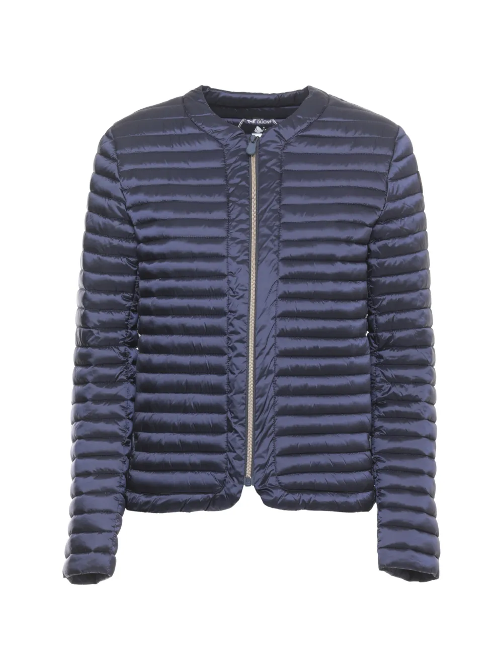 Save The Duck quilted zip-up jacket - Blu