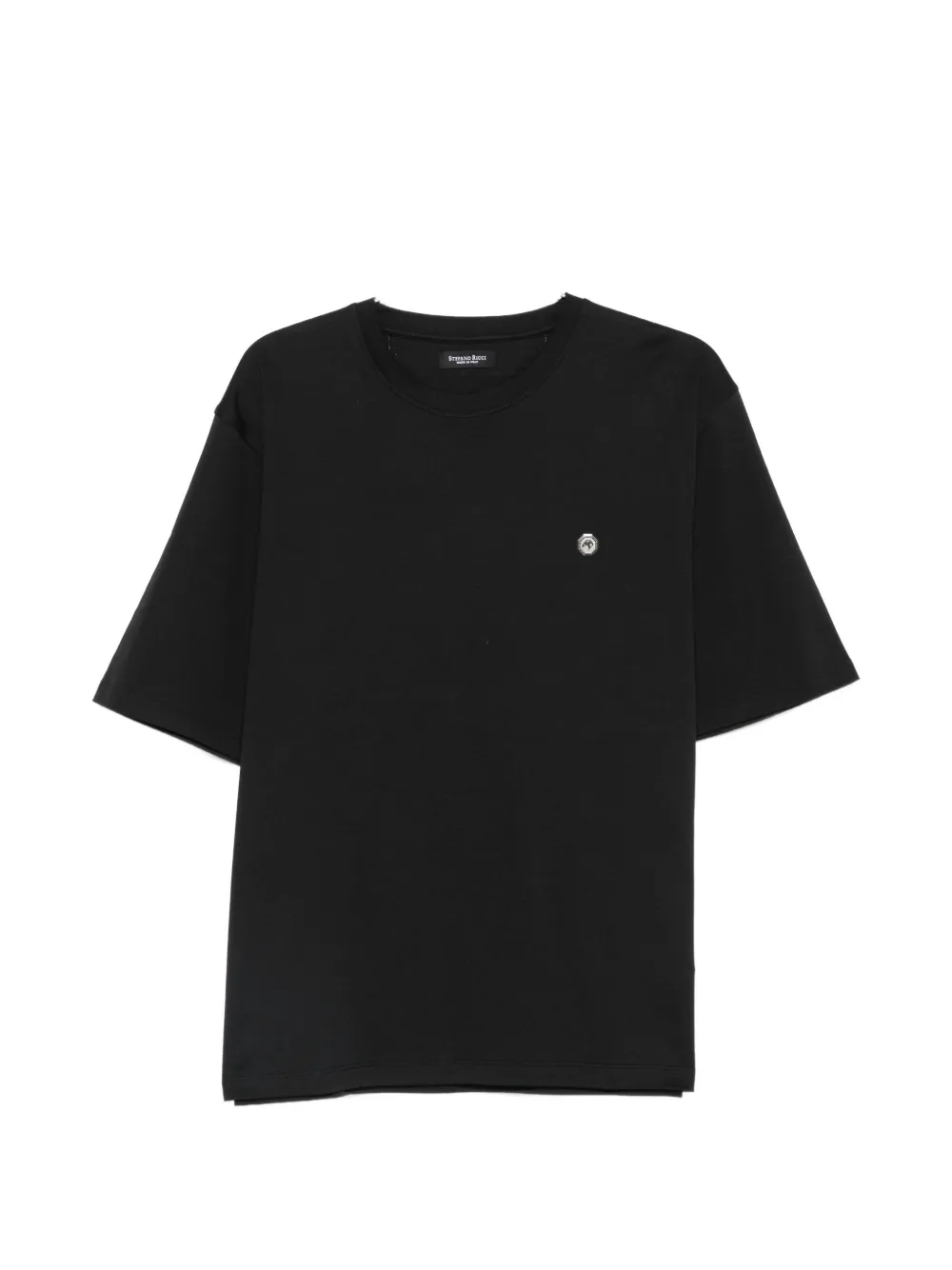 Stefano Ricci logo-plaque T-shirt - Nero